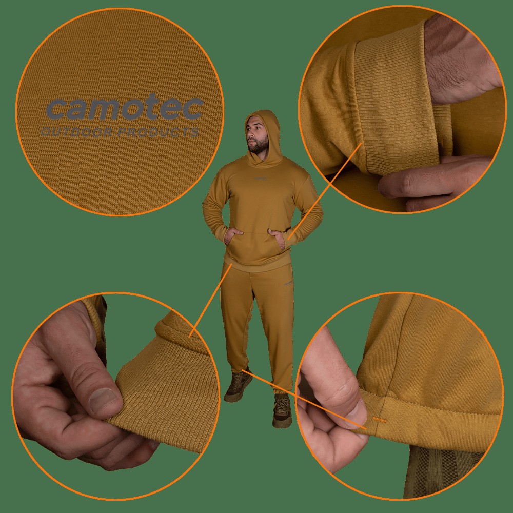 Спортивний костюм Basic Hood 2.0 Cotton Койот (7411), M, фото 5