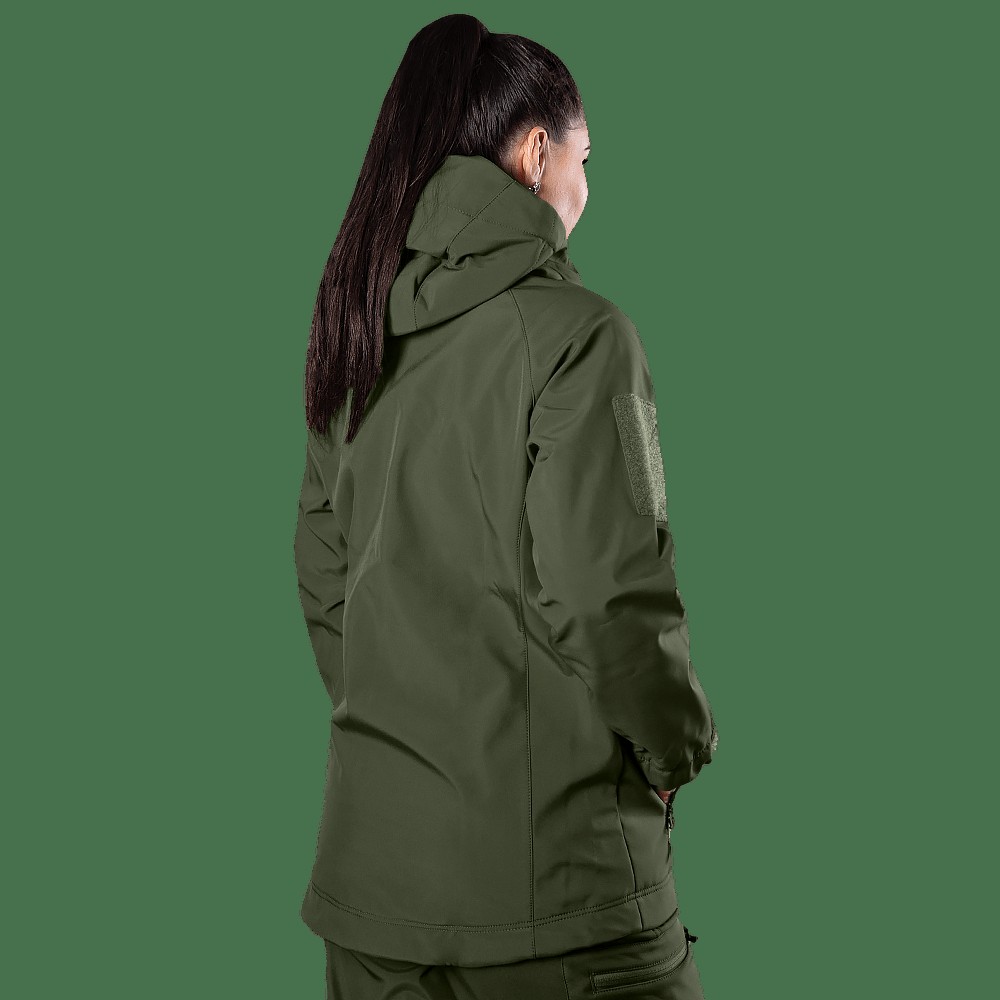 Жіноча куртка Stalker SoftShell Олива (7441), L, фото 3