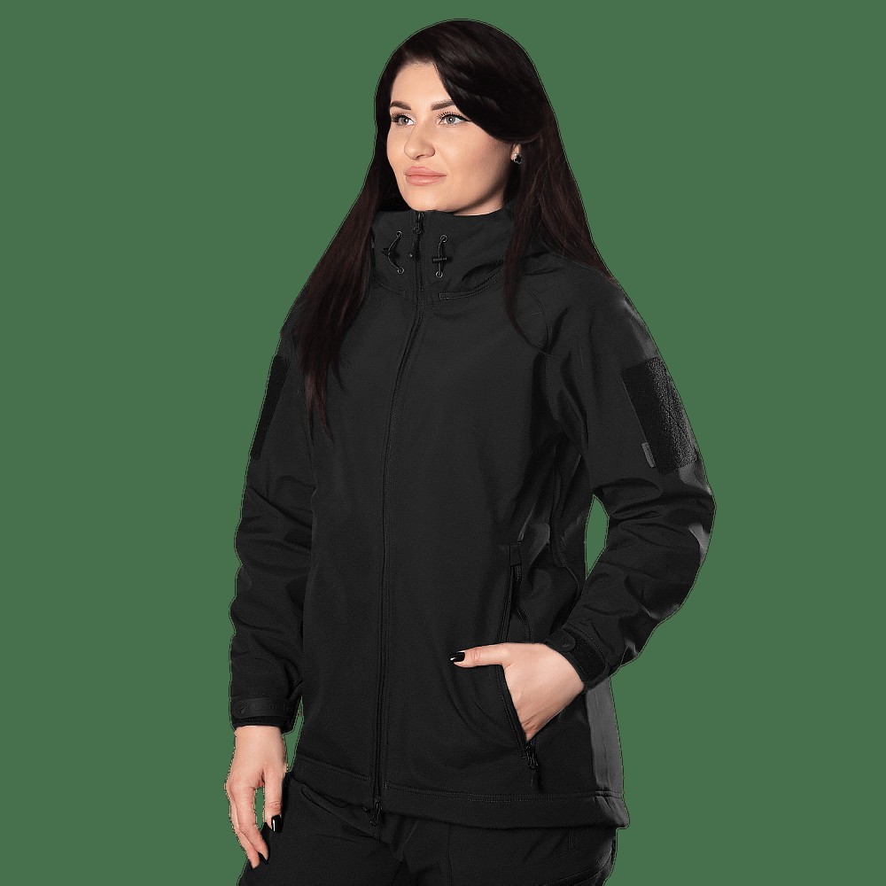 Жіноча куртка Stalker SoftShell Чорна (7442), XL