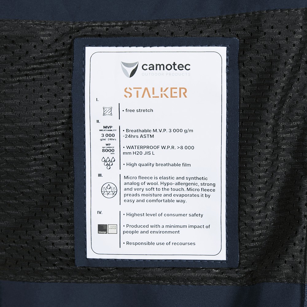 Жіноча куртка Stalker SoftShell Темно-синя (7443), M, фото 8