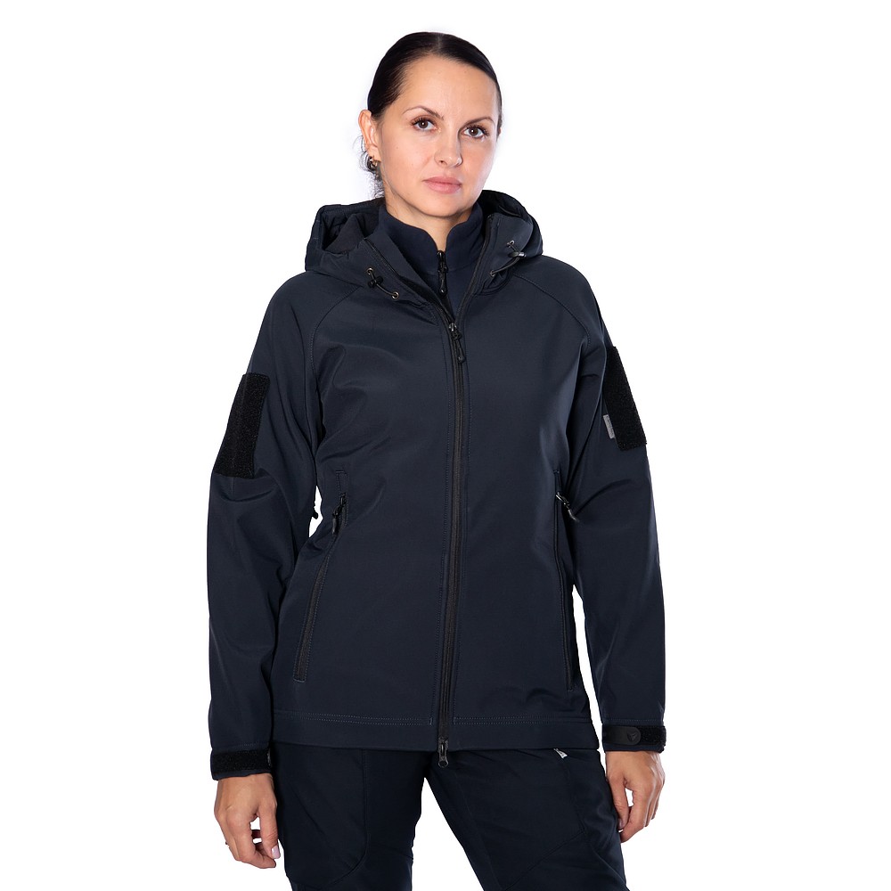 Жіноча куртка Stalker SoftShell Темно-синя (7443), XL