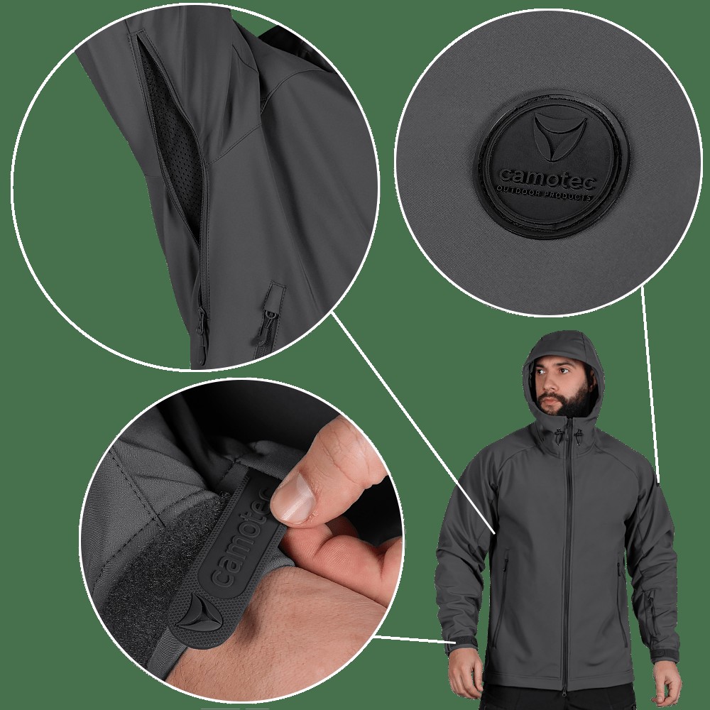 Куртка Rubicon SoftShell Графіт (7494), XXXL, фото 4