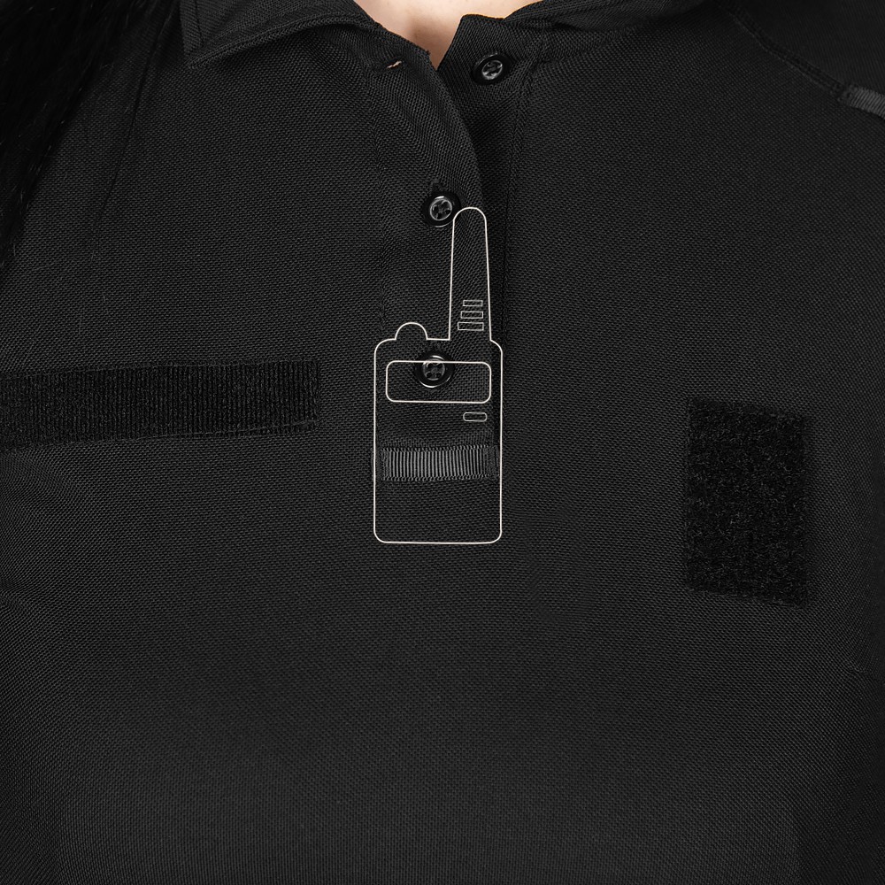 Поло Pani Paladin LT Чорне (7517), XXL, фото 6