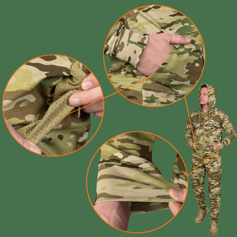 Спортивний костюм Basic Zip Multicam (7982), XXL, фото 3