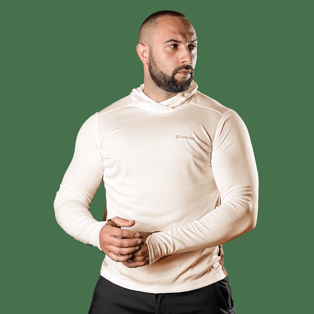 Лонгслів Chiton Air Hood Кремовий (8062), XXL