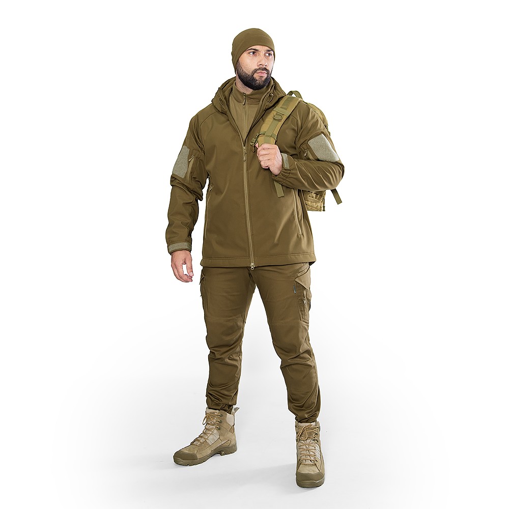 Куртка Stalker SoftShell Койот (7346), XXXXL, фото 2