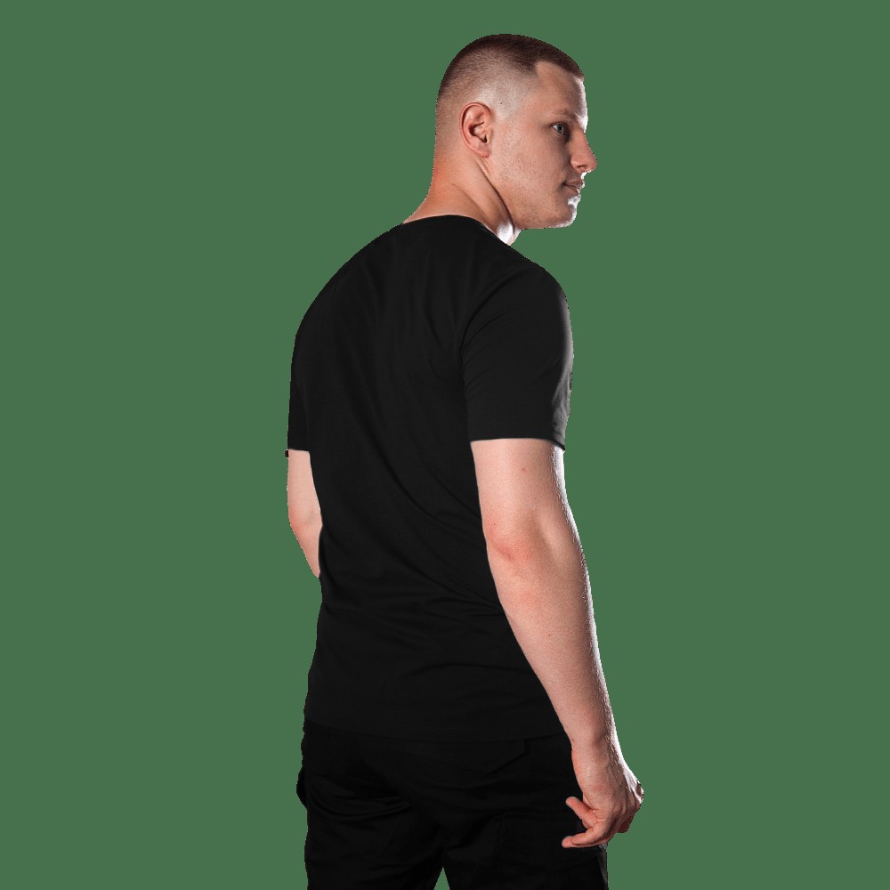 Футболка Totem V-neck Чорна (8283), XXL, фото 3
