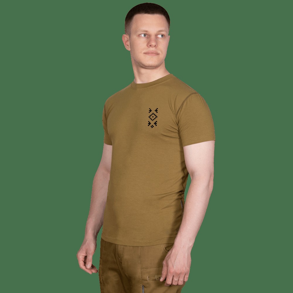 Футболка Modal "Вишиванка" Койот (8350), XXXL