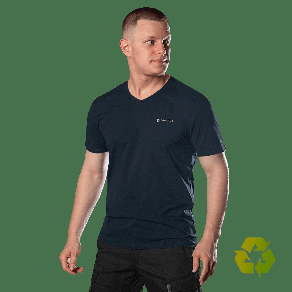 Футболка Totem V-neck Темно-синя (8282), XXXL