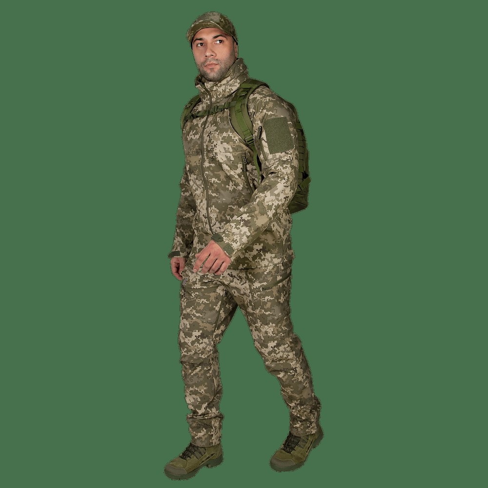Комплект Phantom SoftShell Піксель (8386), XXXL