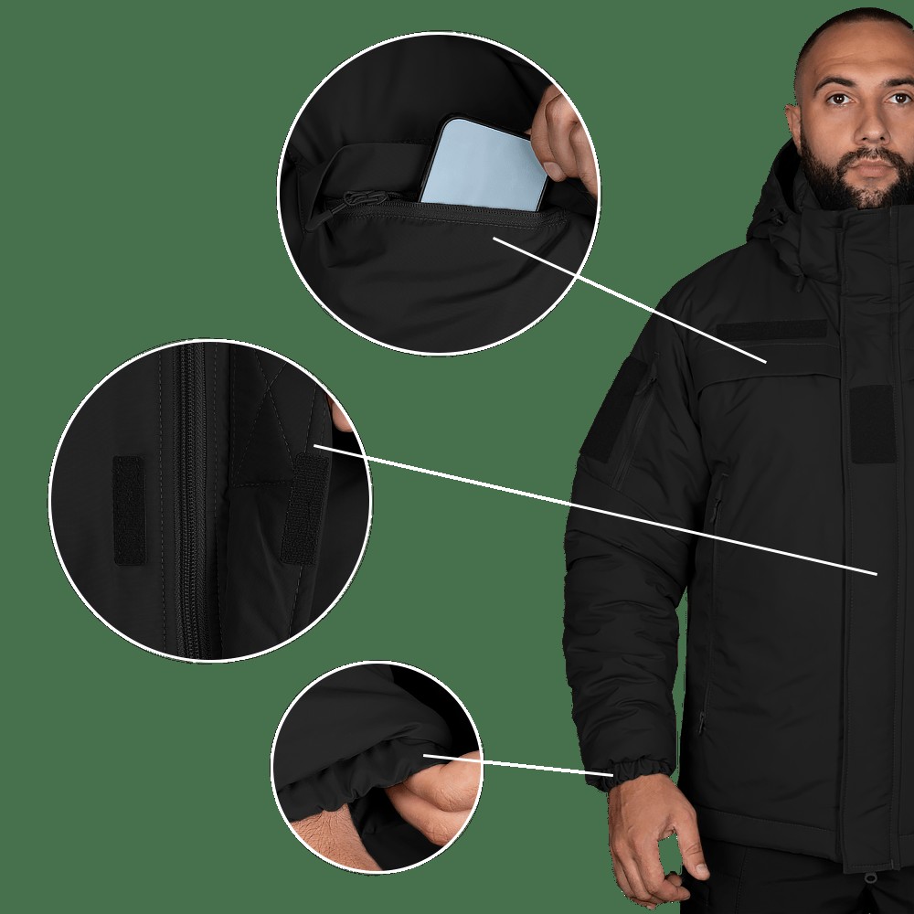 Куртка Patrol System 4.0 RainWall Чорна (8301), XXXL, фото 9