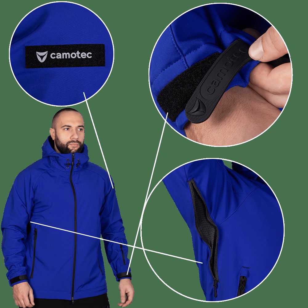 Куртка Rubicon SoftShell Синя (7493), XXXXL, фото 4