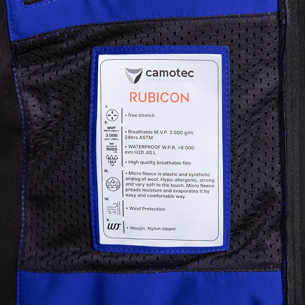 Куртка Rubicon SoftShell Синя (7493), XXXXL, фото 9