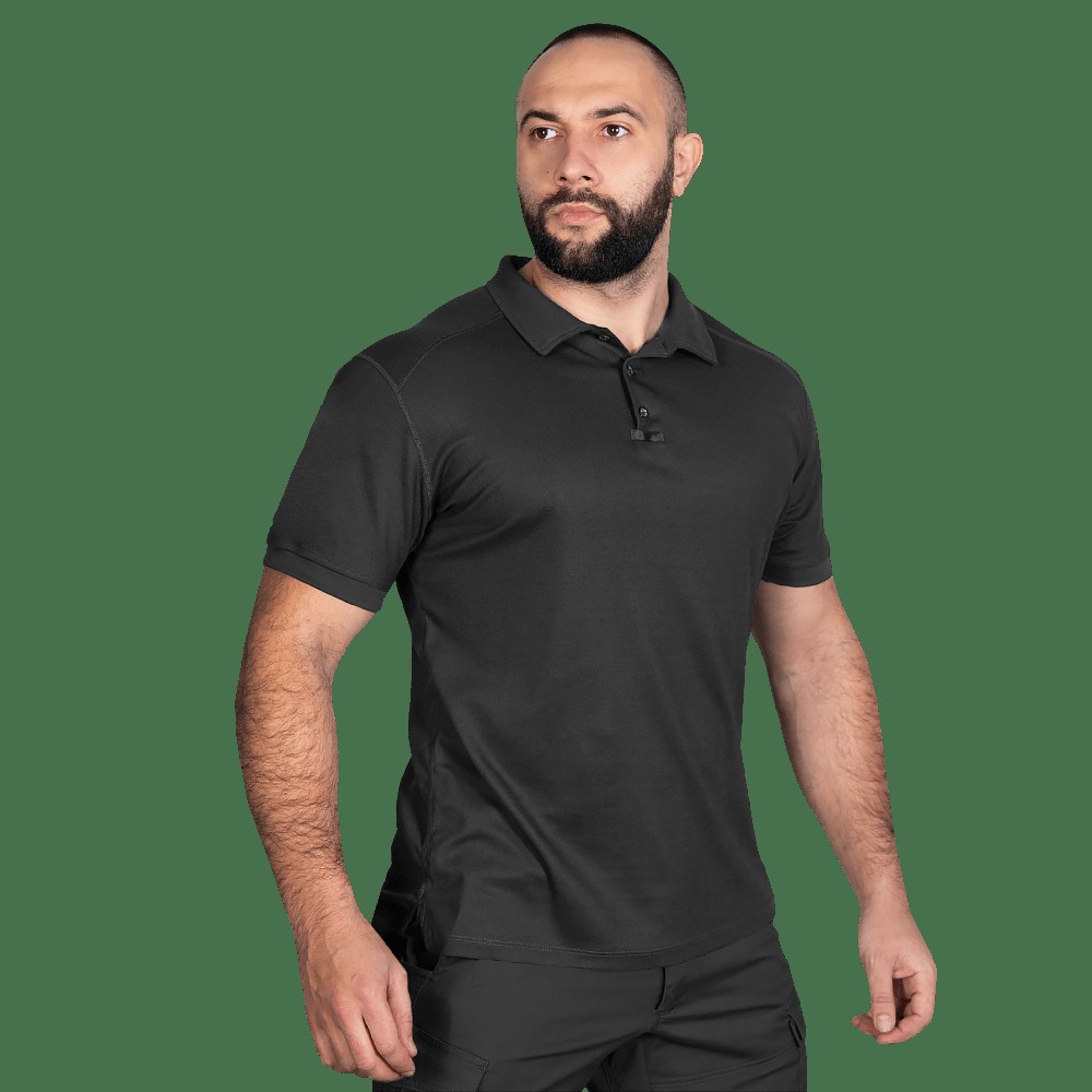 Поло Urban CoolPass Pique LT Чорне (7607), 4XL