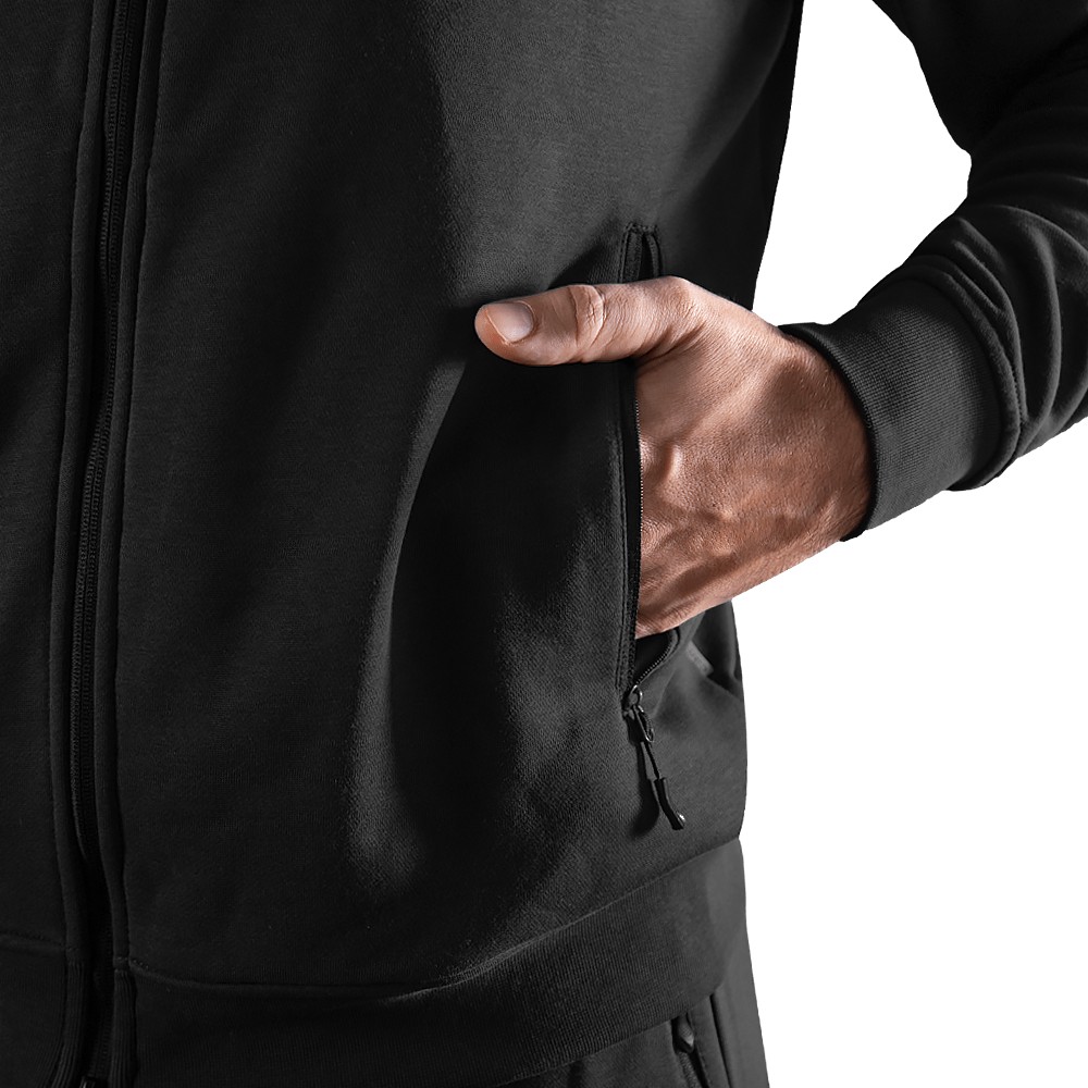 Спортивний костюм FitPro Zip Чорний (8540), M, фото 6