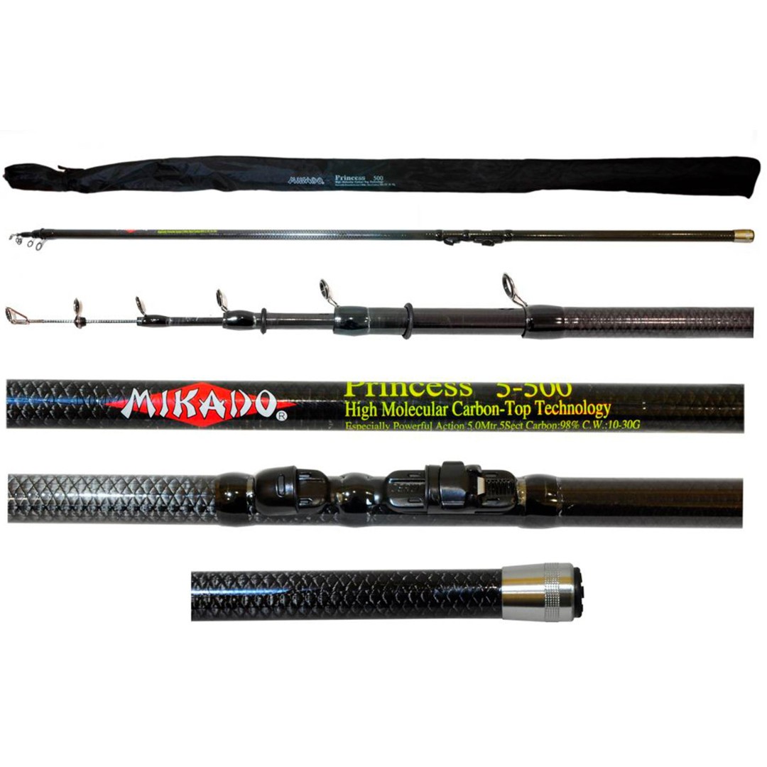 Вудка карбонова Mikado Princess з кільцями Carbon