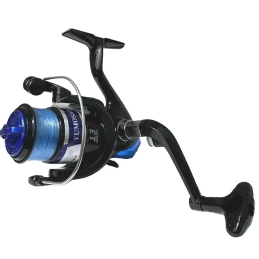 Котушка YUMOSHI MK2000 BLUE з жилкою