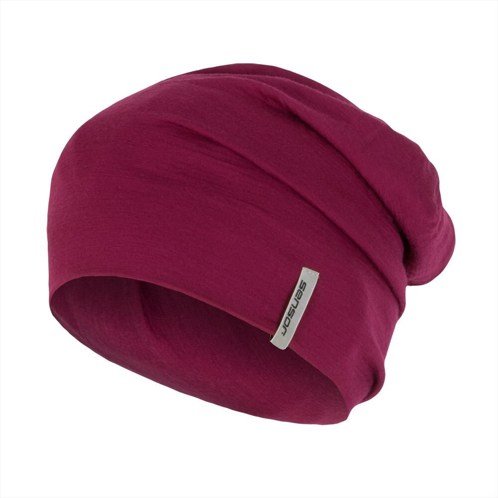 Шапка Sensor Merino Active lilla 15200060, SU32MA-lilla-L