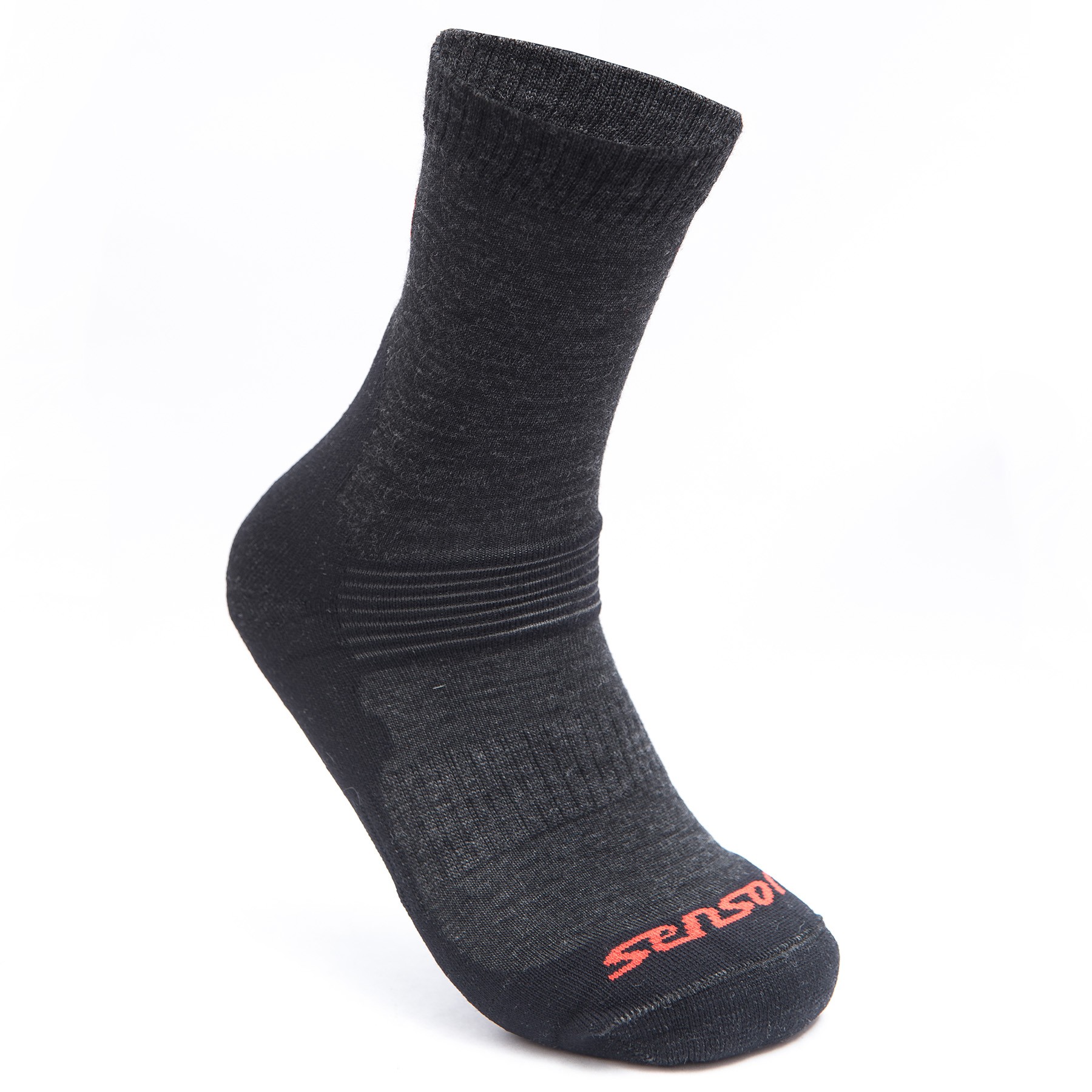 Шкарпетки Sensor Expedition Merino black/red 13200081, SU41EM-black-red-6-8
