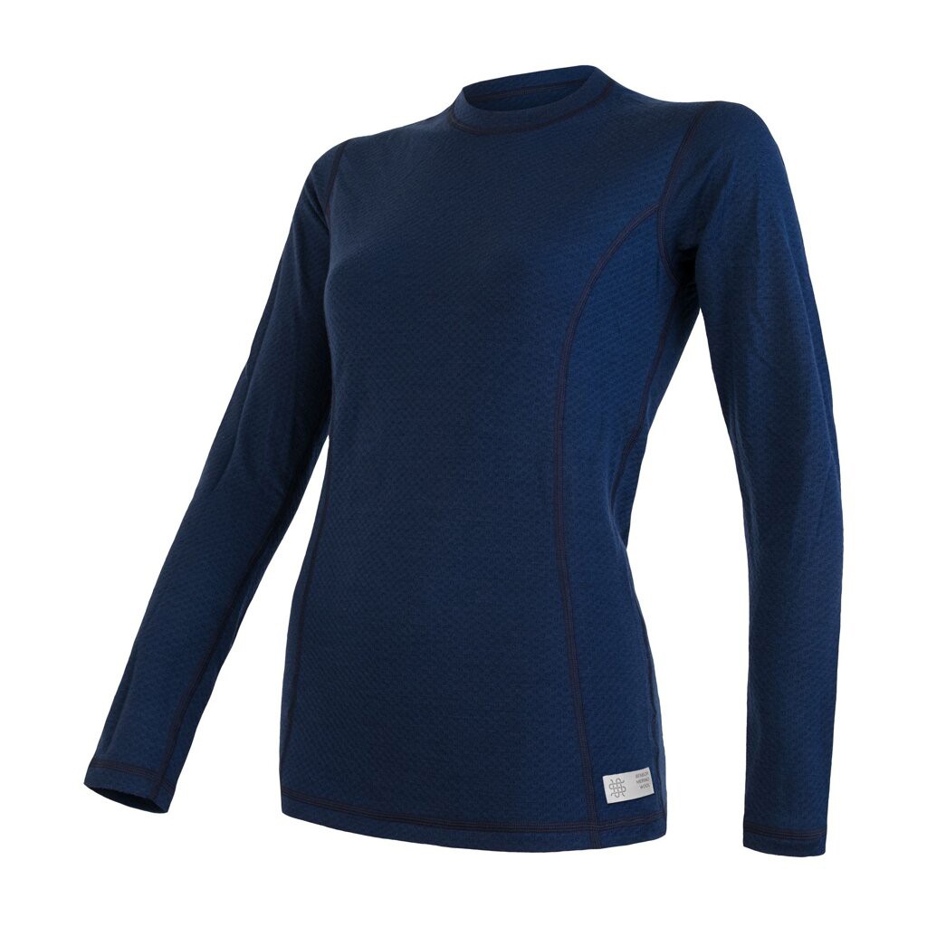 Термофутболка жіноча Sensor Merino DF LS deepblue 19200033, SW11M-deep-blue-L