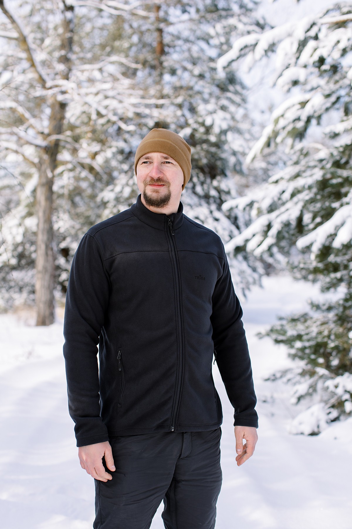 Кофта флісова Tribe Fleece Jacket Full Zip T-KJ-0011-black, 54
