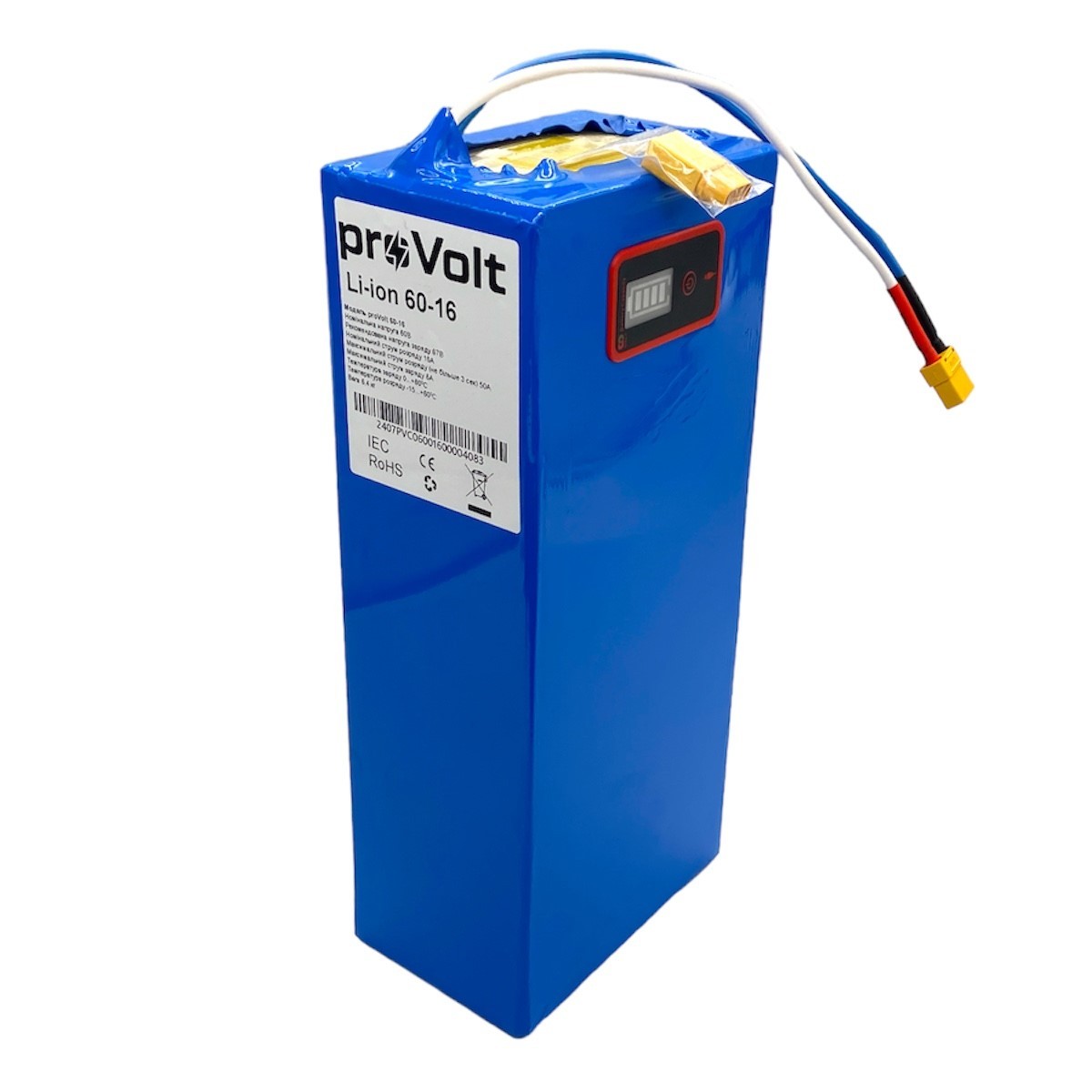 Акумуляторна батарея proVolt Li-NMC 60V-16AH