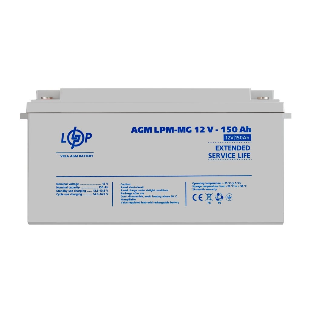 Мультигелева акумуляторна батарея LOGICPOWER LPM-MG 12V-150Ah