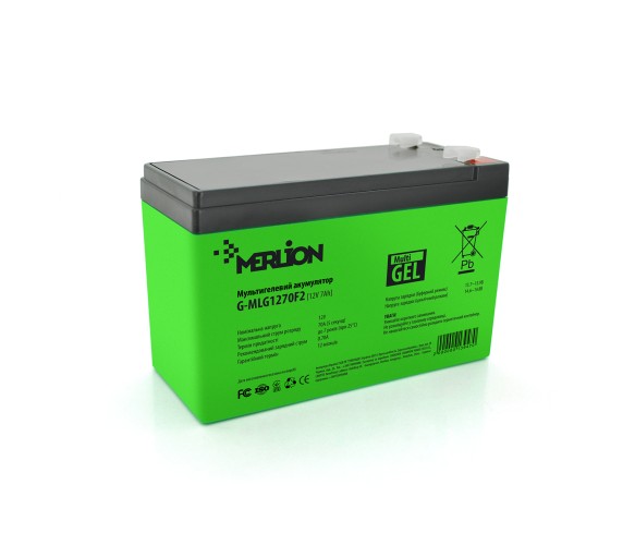 Акумуляторна батарея MERLION G-MLG1270F2 12V 7Ah
