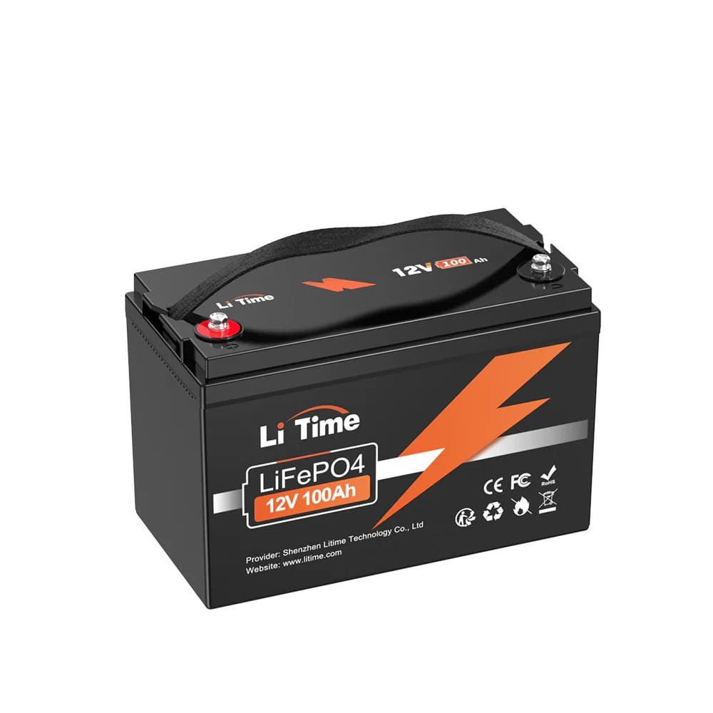 Акумуляторна батарея Li Time LiFEPO4 12V100AH BMS 100A