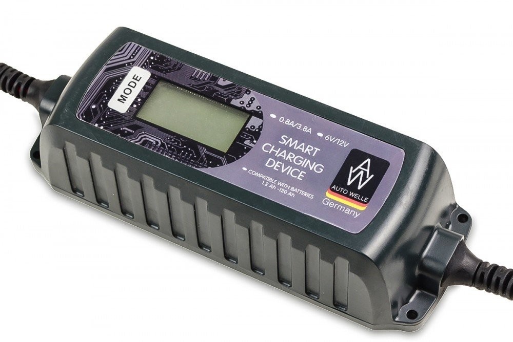 Зарядний пристрій AUTO WELLE AW05-1204 0,8A/3,8A max.120Ah