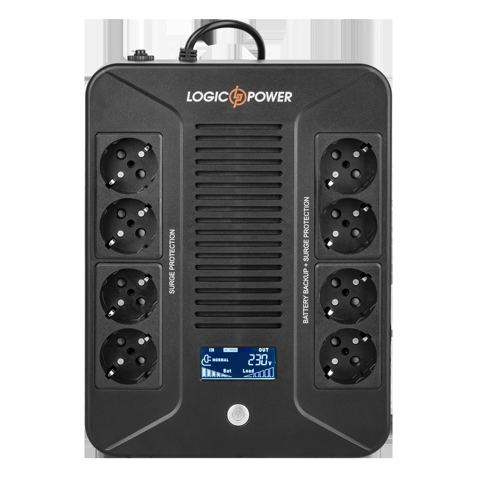Джерело безперебійного живлення LogicPower LP-UL800VA-8PS 480W