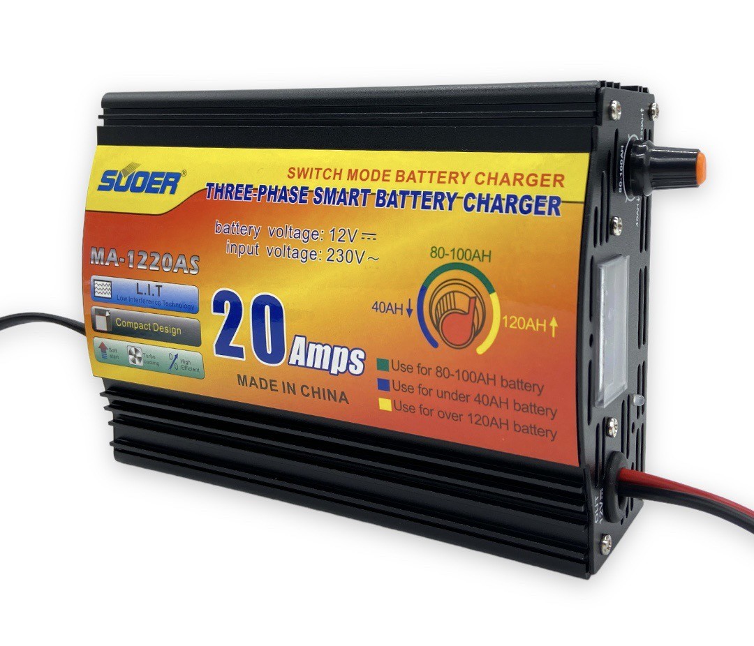 Зарядний пристрій SUOER MA-1220AS 12V 20A