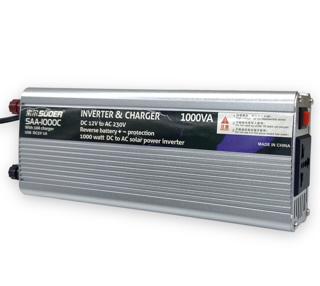 Інвертор SUOER SAA-1000C 590W Charger 6A
